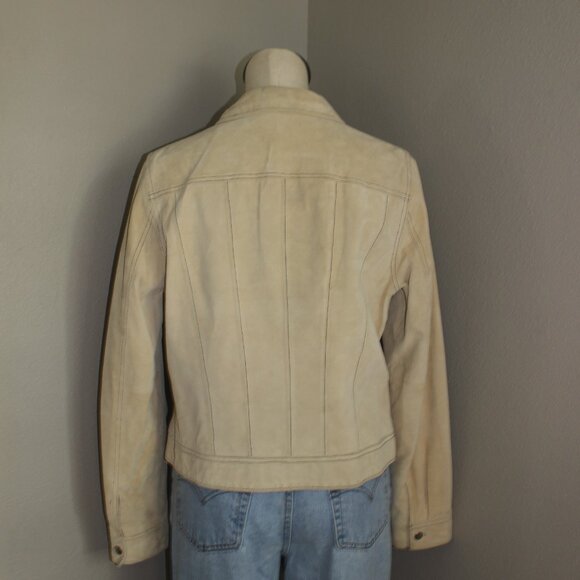 Genuine Suede Zip up Jacket - Picture 4 of 6